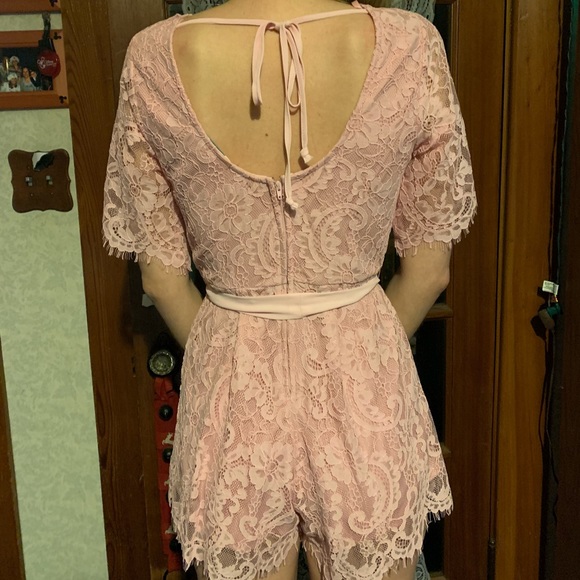 Lace Romper - Picture 2 of 2